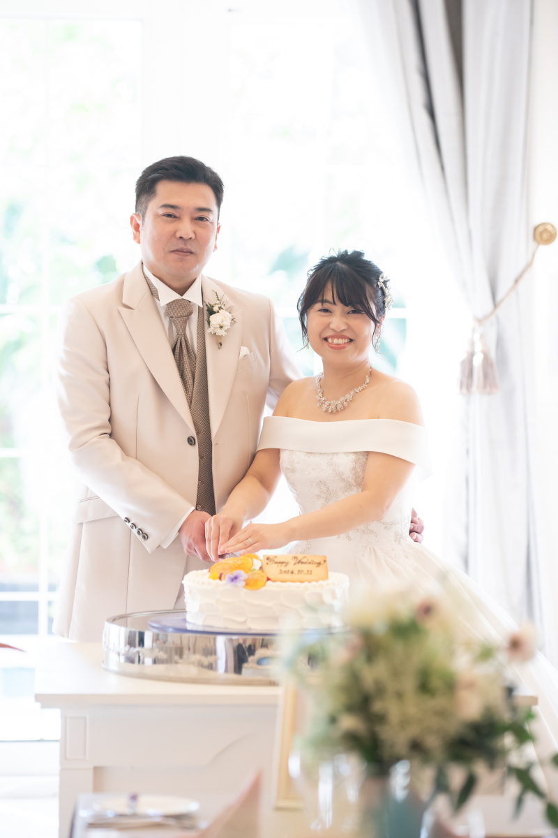 ケーキカットの演出