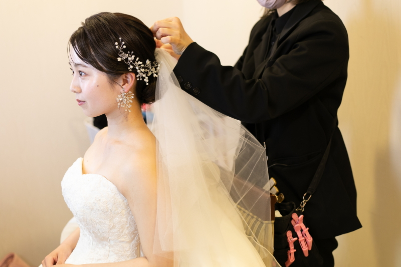 撮影前はドキドキ