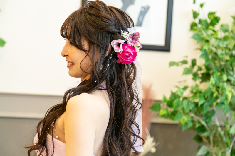 ヘアメイクもリハーサル可能♪