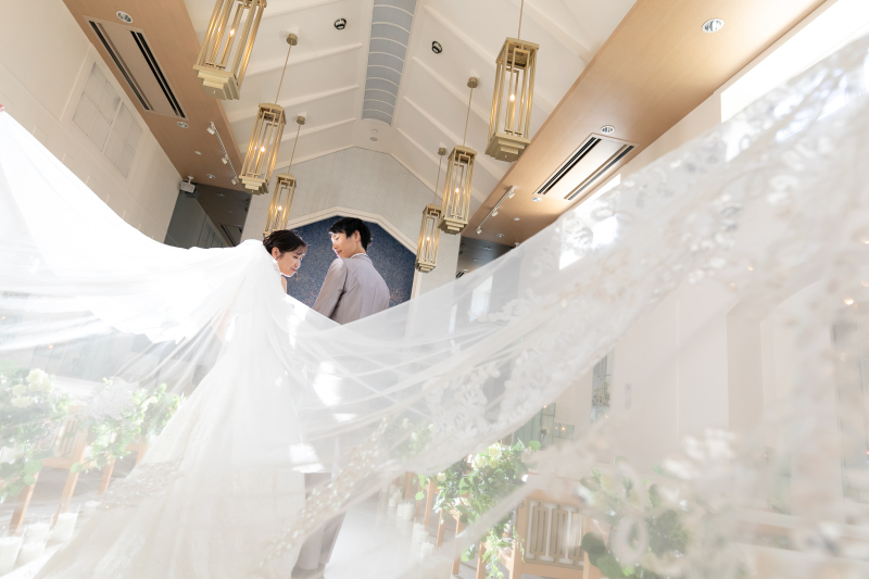 ベールで美しく