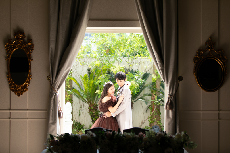 カーテンオープン!逆光ショットも素敵♪