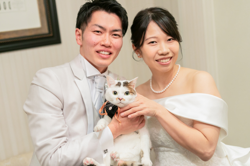 クラブドゥクレール迎賓館_ペットと一緒に撮影できる