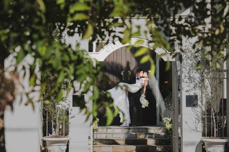 クラブドゥクレール迎賓館_ガーデンで撮影できる