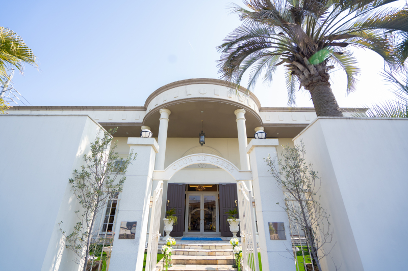 クラブドゥクレール迎賓館_ガーデンで撮影できる