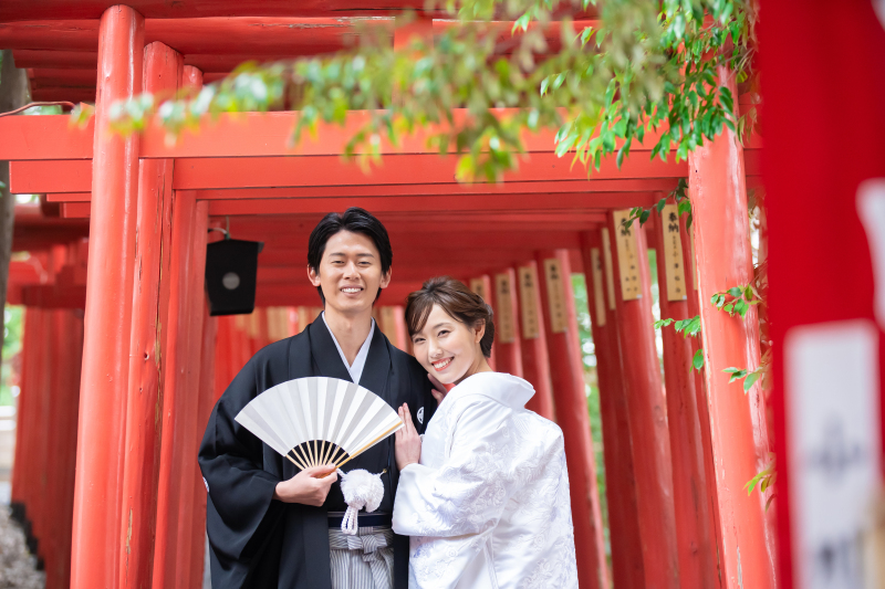 【人気撮影スポット】★会場から10分♪白山神社での和装ロケーション撮影★
