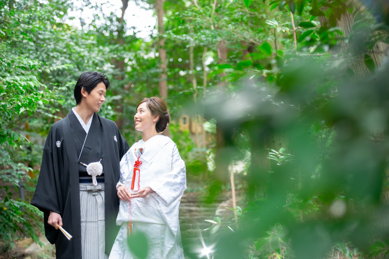 【神社内人気のパワースポット】★男女・夫婦の契りの深い連理木で撮影*会場から10分♪和装ロケーション撮影★