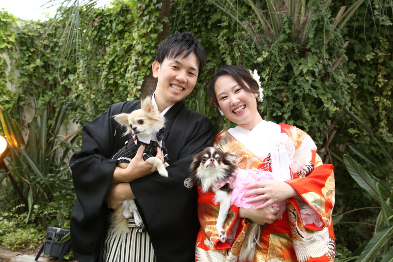 【2026年5月まで撮影】ペットと一緒に*洋装スタジオ撮影プラン◆ヘアメイク・衣装・全データ付き!