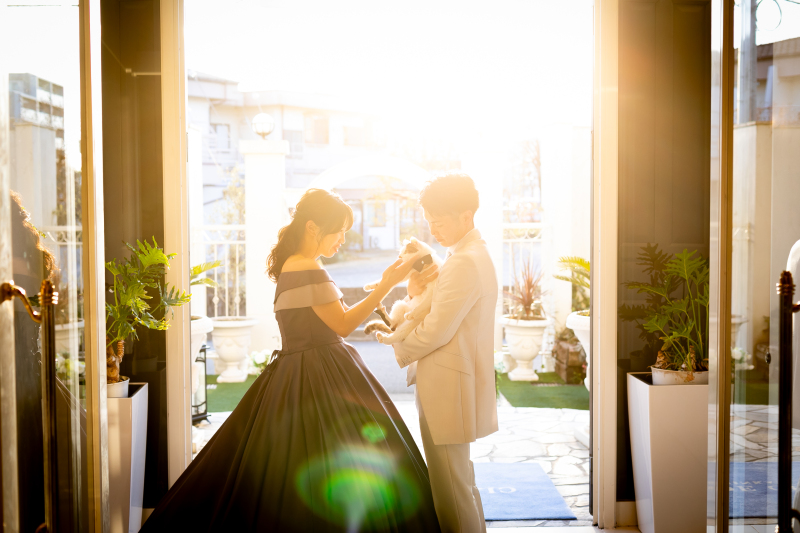 【2026年8月まで撮影】ペットと一緒に＊洋装スタジオ撮影プラン◆ヘアメイク・衣装・全データ付き！