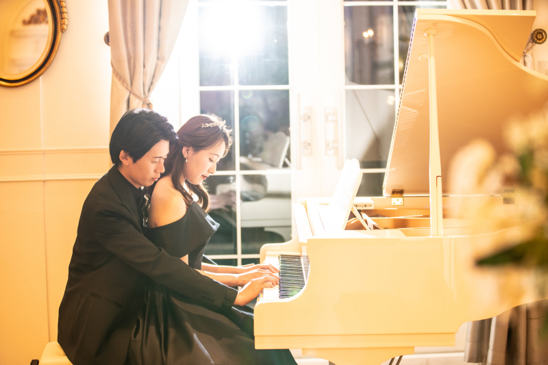 【★ドレス2着×Wボード付★】◇まるで映画のシーン撮影スタジオ&結婚式場の上質空間プラン◇贅沢バリエーションで大満足♡