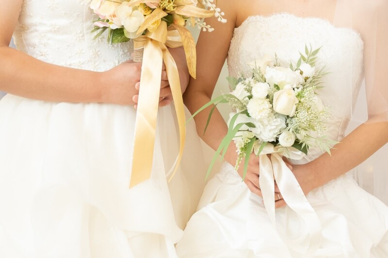 【LGBTフォト婚】お二人らしさを実現*ドレス×ドレススタジオ撮影プラン◆ヘアメイク・データ・アルバム込み