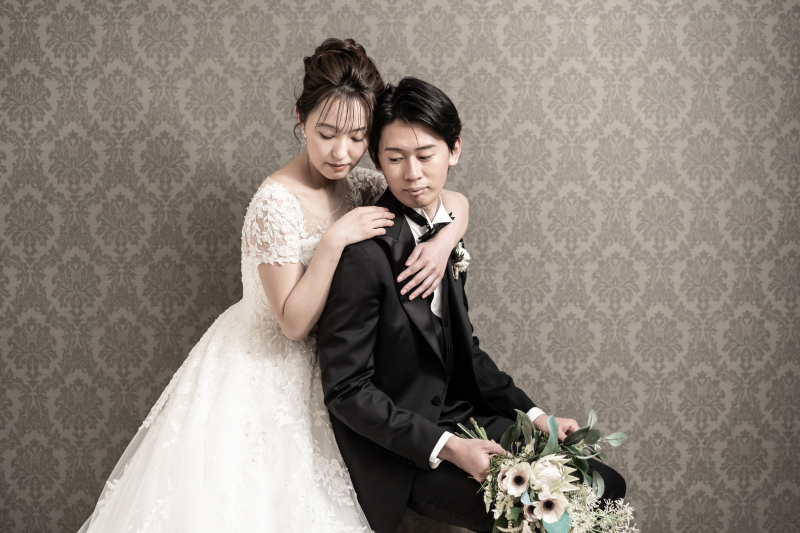 【ドレス&和装】◇韓国Wedding風スタジオ&和装撮影プラン◇200カットデータ付き