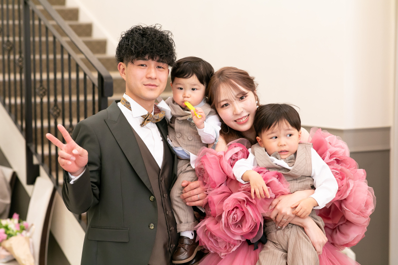 【ファミリーフォトプラン】家族で残す一生の宝物♪特別な時間を写真に残せる。貸切邸宅フォトウエディングプラン「アルバム付」