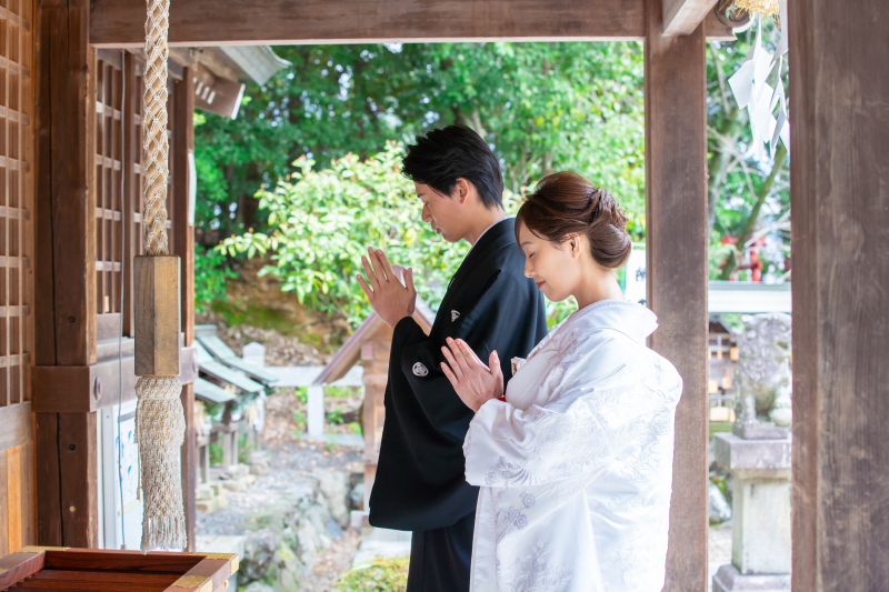 【人気撮影スポット】★会場から10分♪白山神社での和装ロケーション撮影★