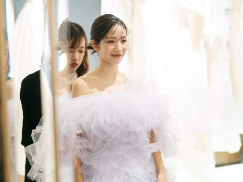 DRESSES STUDIO AOYAMA_衣装の試着ができる