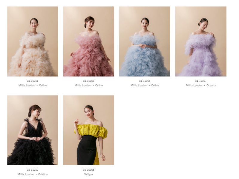 DRESSES STUDIO AOYAMA_インポートドレスの取扱いがある