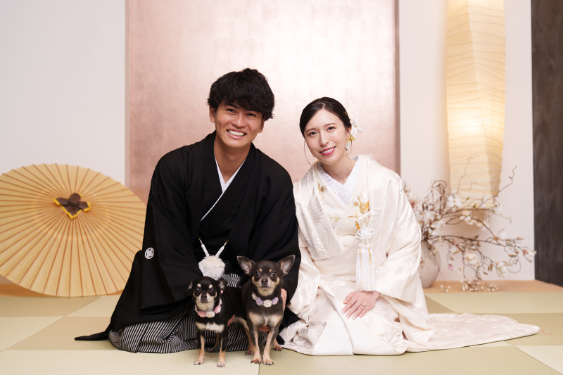 邸宅型フォトスタジオ　DRESSES STUDIO AOYAMA_ペットと一緒に撮影できる
