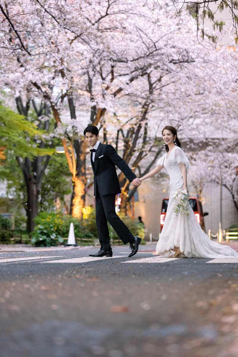 桜のスポットでの撮影も承っております