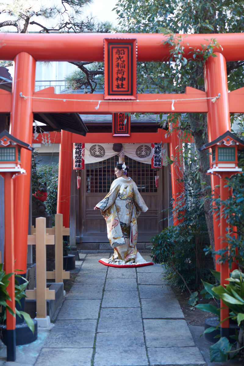 DRESSES STUDIO AOYAMA_神社・寺院で撮影できる