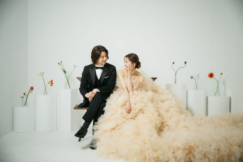 【1月撮影限定】ドレスの追加料金が1着無料！期間限定スタジオ洋装プラン【150カット納品】【すべてセットになった安心プラン】