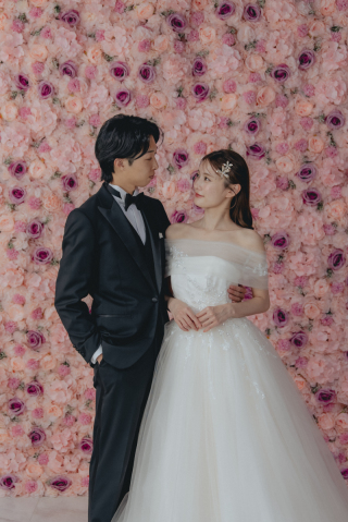 26年5月に撮影で、さらにフラワーウォール（3万円相当）をプレゼント！