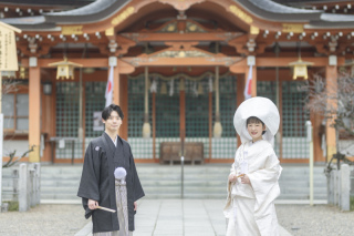 長岡天満宮のご婚礼を含めたウェディングフォト
