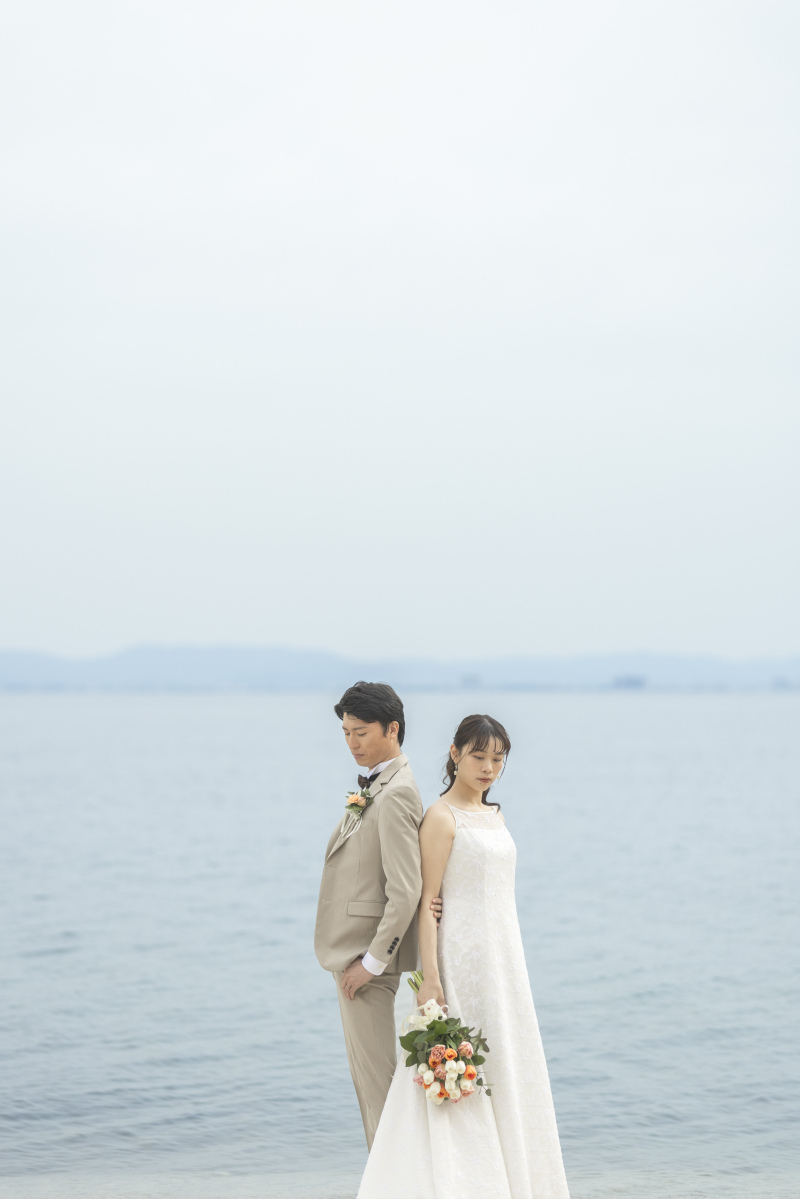 かわいいチューリップでキメポーズ。