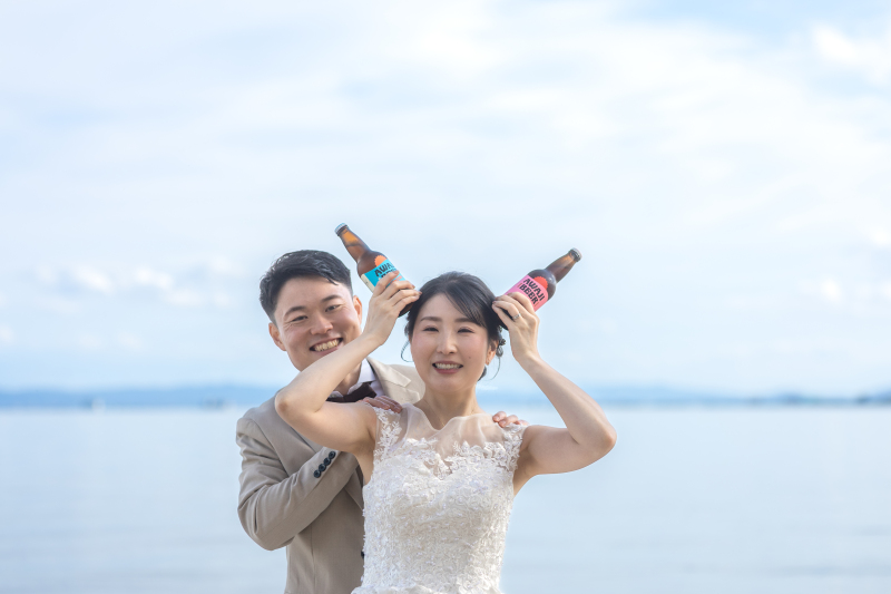 お二人の共通の趣味はお酒★