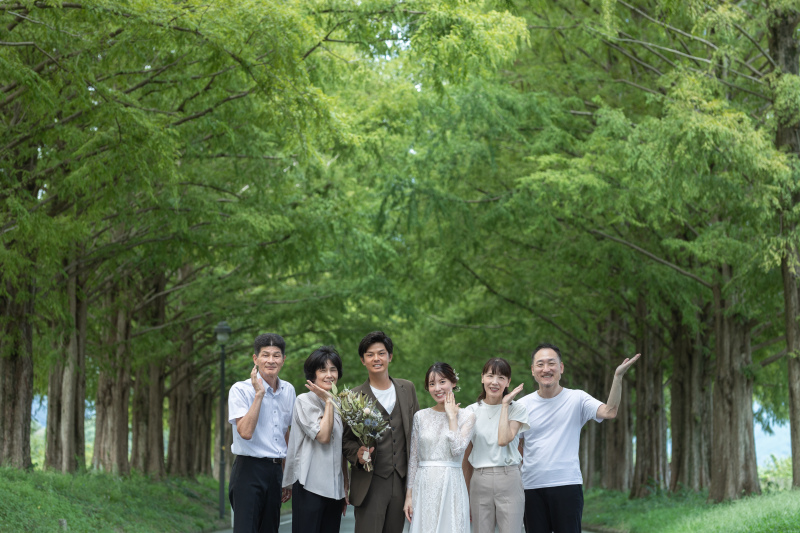 初の車道側でご家族撮影を★