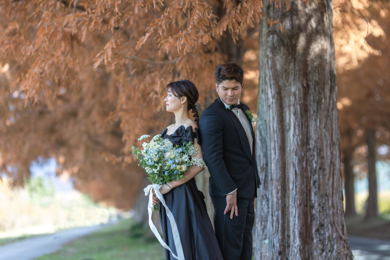 ★背中合わせも角度に気を付けて★