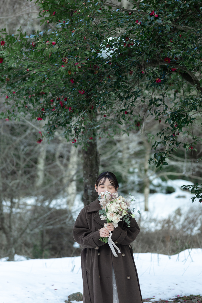 山茶花もかわいいですよね。