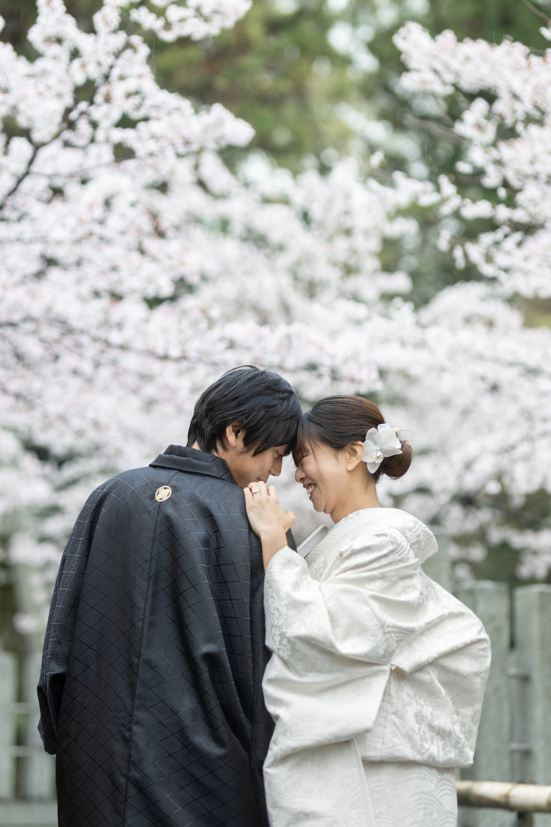 照れ笑いが愛らしいお二人。