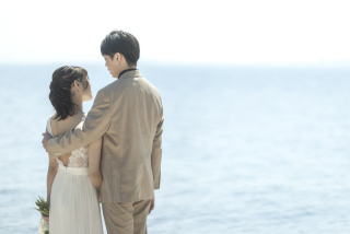 暖かい春の空気での琵琶湖ロケーションフォト★