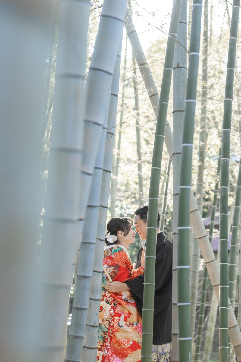 竹の隙間を考えてハナハナチョン。