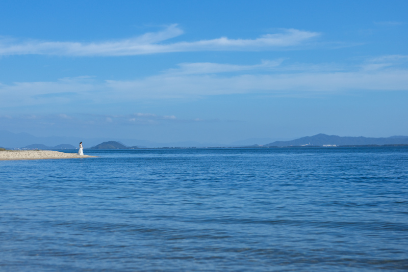そしてご覧ください。この琵琶湖ブルー。