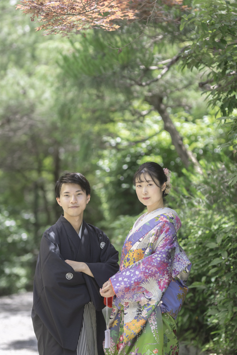 色打掛へチェンジ。