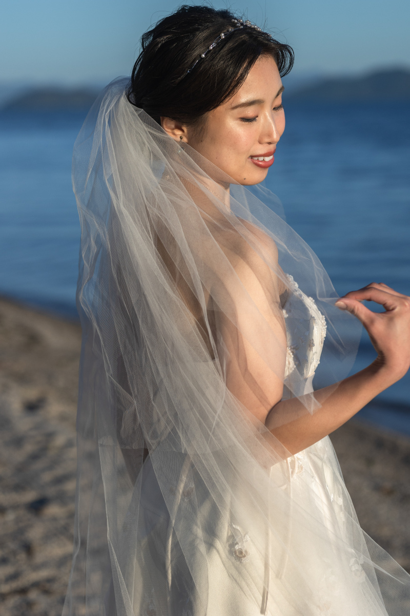 ベールを使っての撮影★