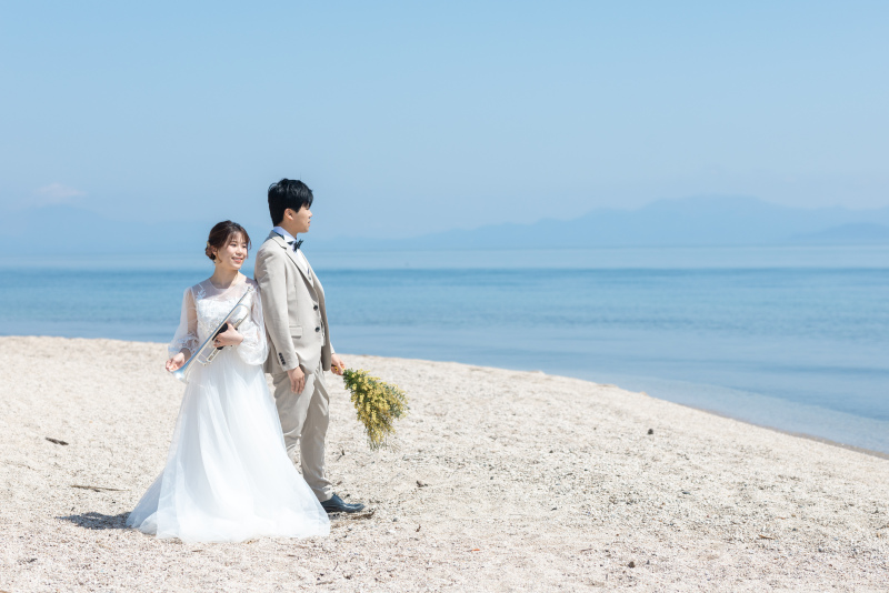 ミモザとトランペット。