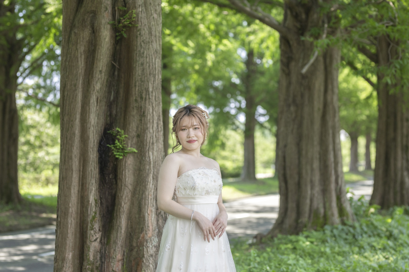 少し逆光を取り入れて神秘的な花嫁様★