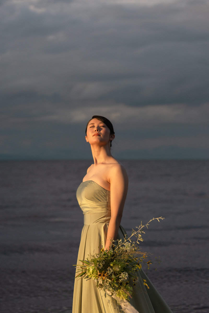 ロマンチックな光が。