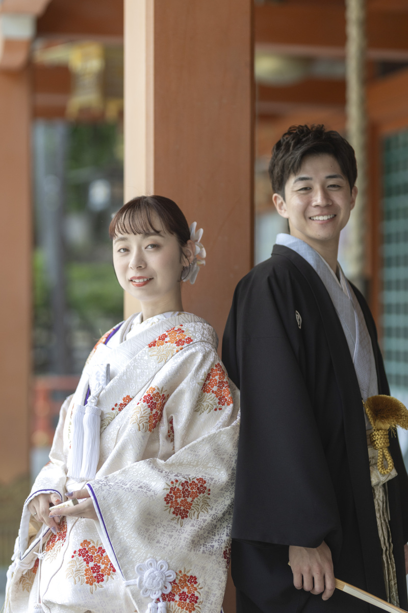 自然体なお二人の素敵なワンショット。