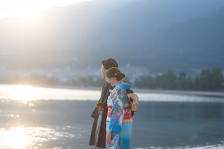 【湖と和装】記憶に残るフォトウェディング