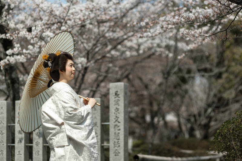 和傘とお鬘がかわいい。