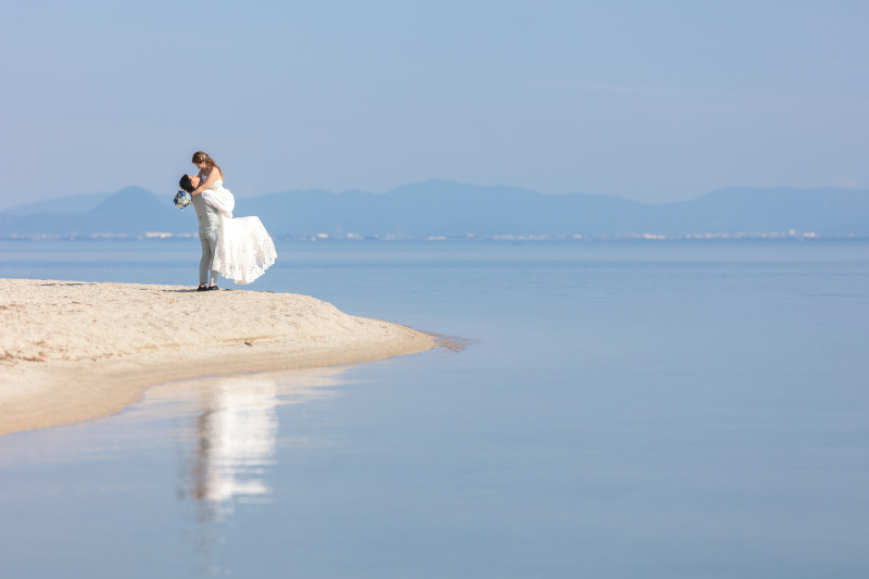 王道抱っこポーズはリフレクションを取り入れて★