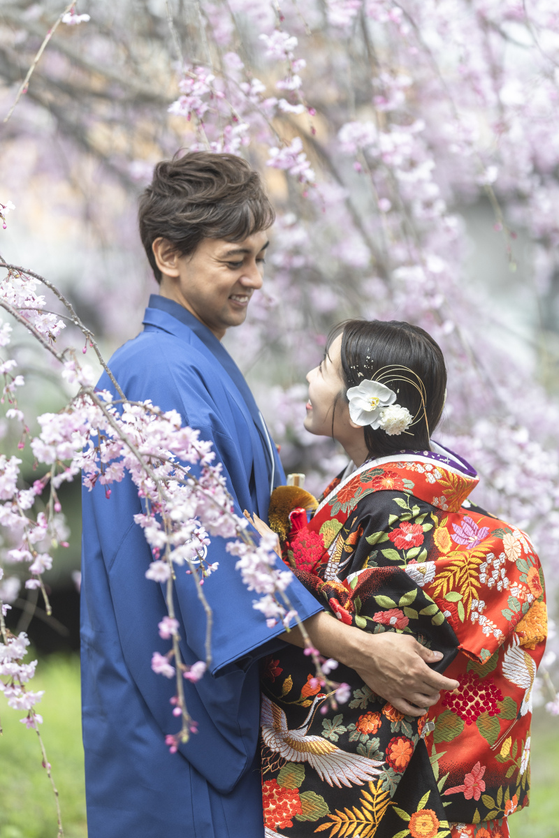 実はここの桜は2本。