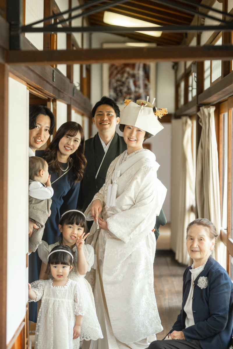 そこで撮るのは家族写真。