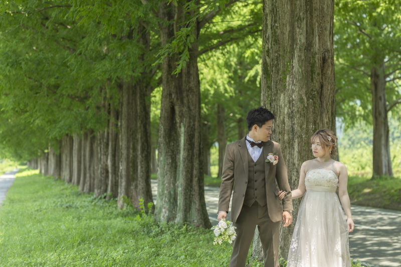 遊歩道サイドは木漏れ日に気を付けて★