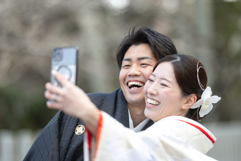 お外ではかわいいカットもたくさんとりました。