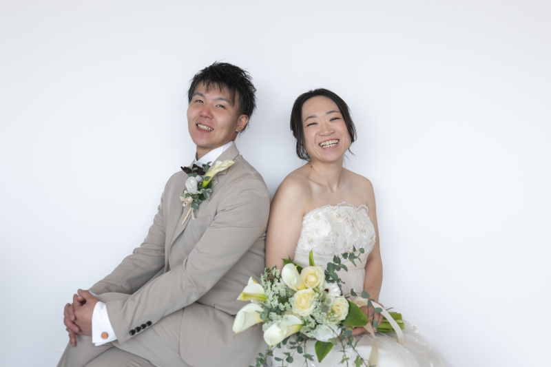 自然体な大人のお二人の琵琶湖ロケ。