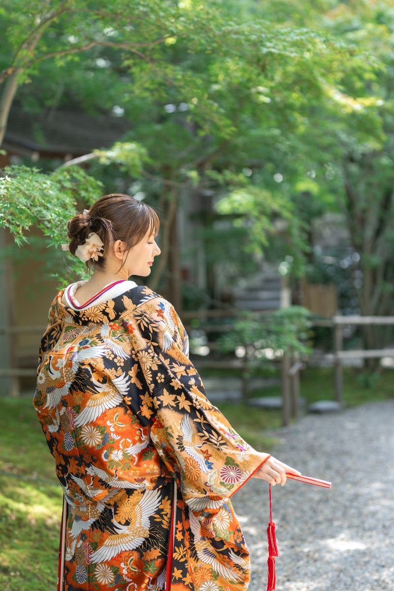 暑い中でも凛と。