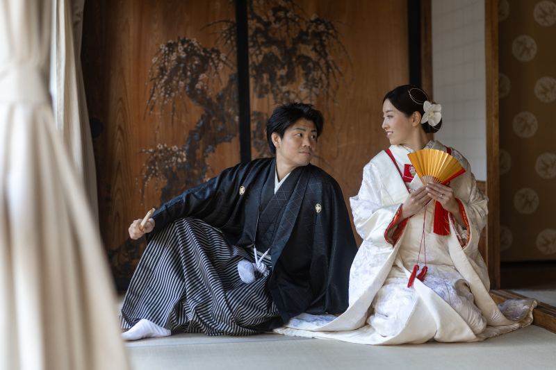 社務所をおかりして。